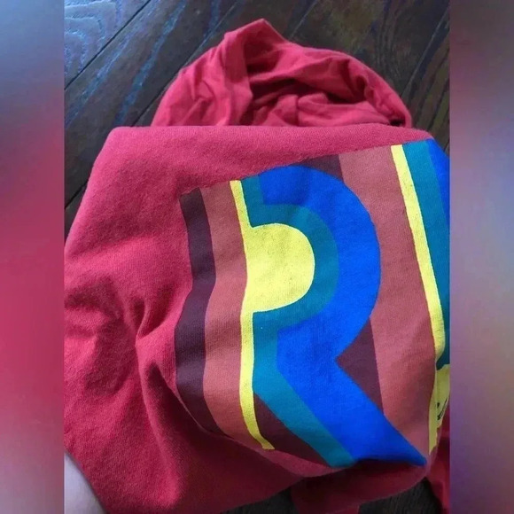 Polo Ralph Lauren Boys 3/3T Red Hooded Long-Sleeve Tee w/Multi-Color Graphic - Picture 7 of 7